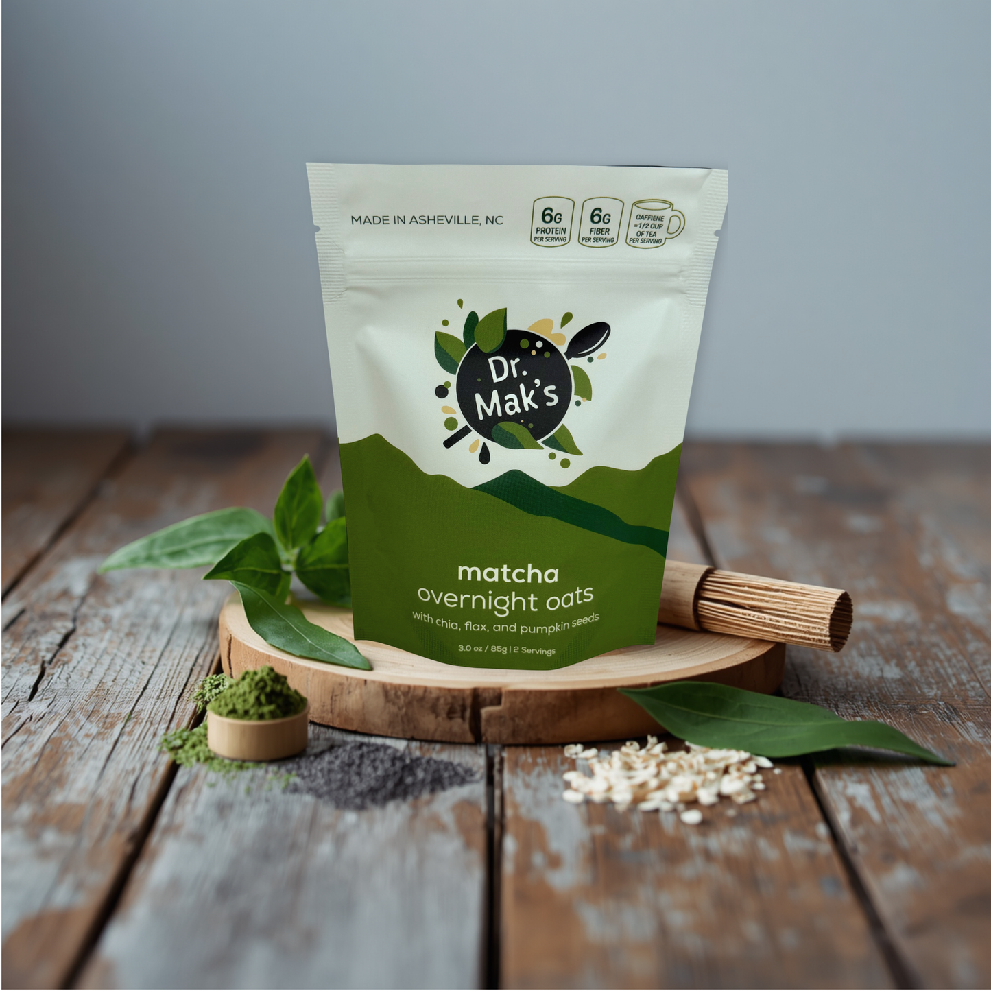 Matcha Organic Overnight Oats